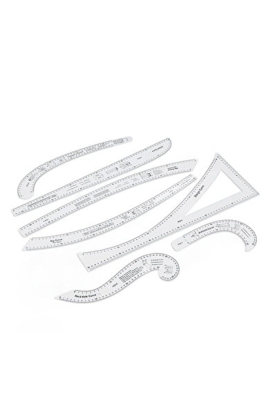 Art Tone Patchwork Kırkyama Cetveli Akrilik 7 Parça Set