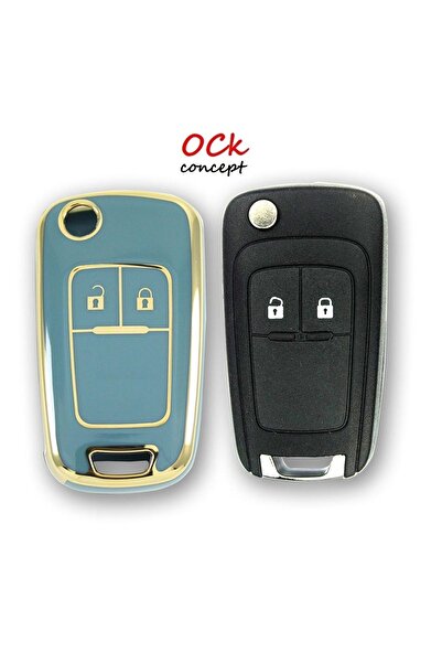 ock concept حافظة مفاتيح السيارة أوتوماتيكية باللون الرمادي من أوبل أسترا J BOX