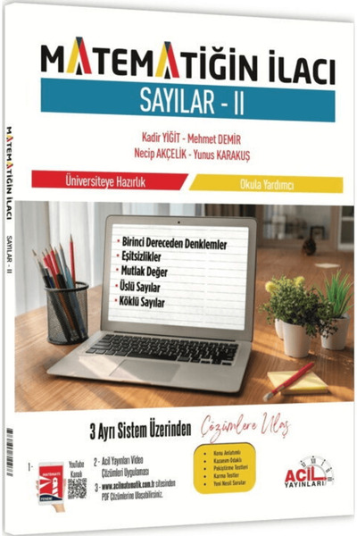 Acil Yayınları Matematiğin İlacı TYT Acil Matematik Sayılar 2 / Kolektif / Ac...