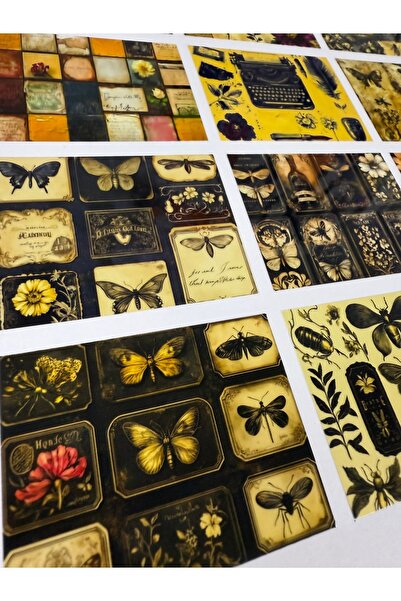 cakaybu „Set de autocolante pentru jurnal Bullet – pentru caiete și planificatoare” 1 foaie A4