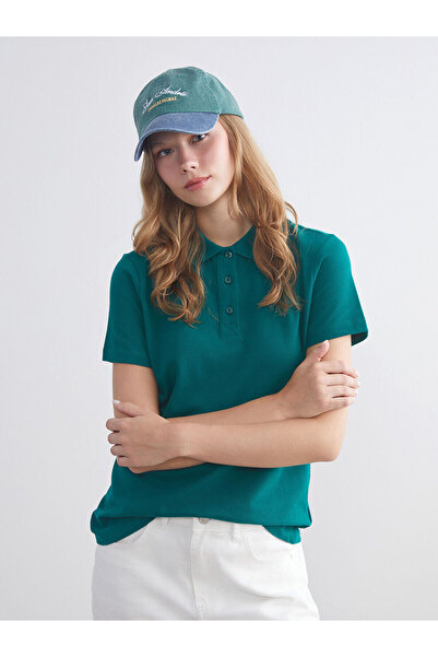 LC Waikiki Γυναικείο μπλουζάκι με λαιμόκοψη πόλο νέας σεζόν