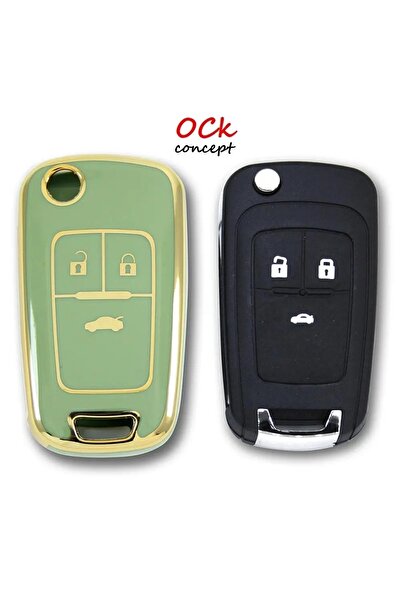 ock concept حافظة مفاتيح السيارة باللون الأخضر لسيارة أوبل إنسيجنيا A BOX