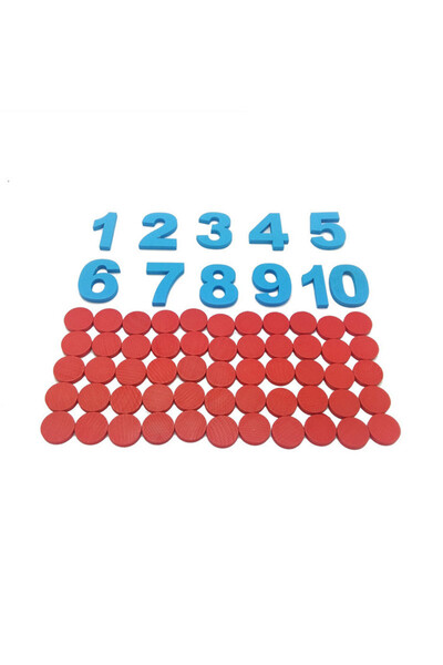 Choice A Children's wooden montessori numbers 1-9000 learning card math teach...