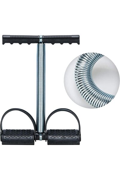 erorex حبل سحب مرن للجلوس وشد زنبركي ودواسة قدم وجهاز تمرين للبطن والساق ومشذب البطن