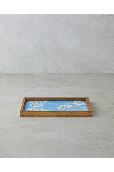 English Home Rasphberry Decorative Tray 16X26 cm Blue