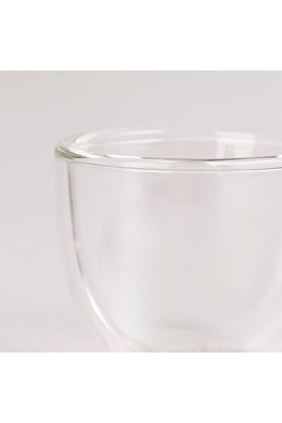 erorex 6 Piece Glass Double Wall Coffee Cup