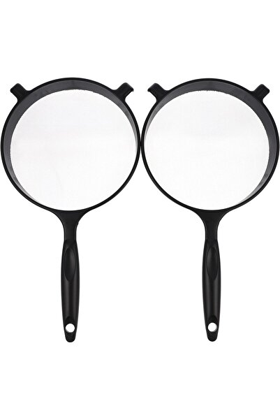 erorex 2Pcs Fine Mesh Strainers Kitchen Pp Plastic Sifters Flour Sifters Strainer Tool Handle Sifting