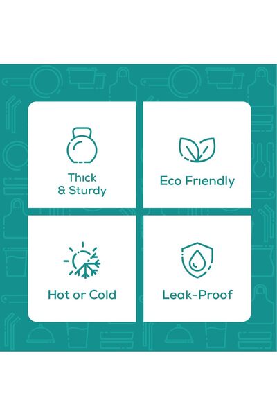 erorex White Paper Cups Disposable Coffee Cup Hot Drinks – Sturdy & Eco Friendly – Paper Cups Tea, Cocoa &