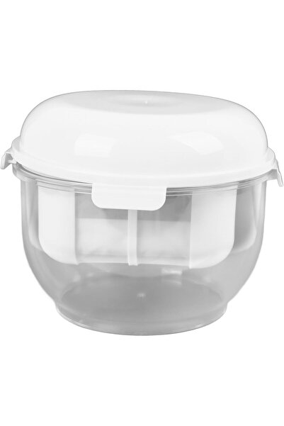 erorex Greek Yogurt Maker, Fine Mesh Yogurt Whey Separator Transparent Container, Efficient Spring Loaded