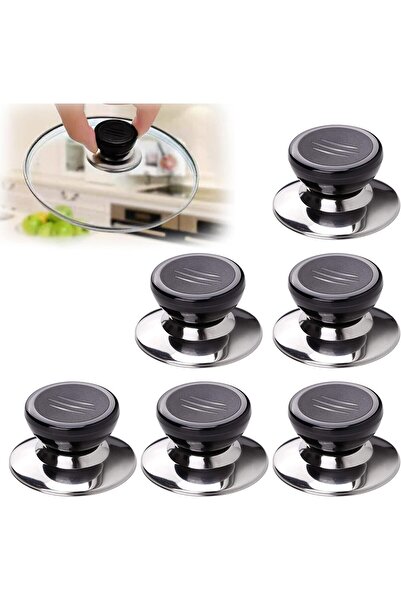 erorex Universal Pot Lid Knob, Stainless Steel Heat Resistant Replacement Spare Lid Round Handle,
