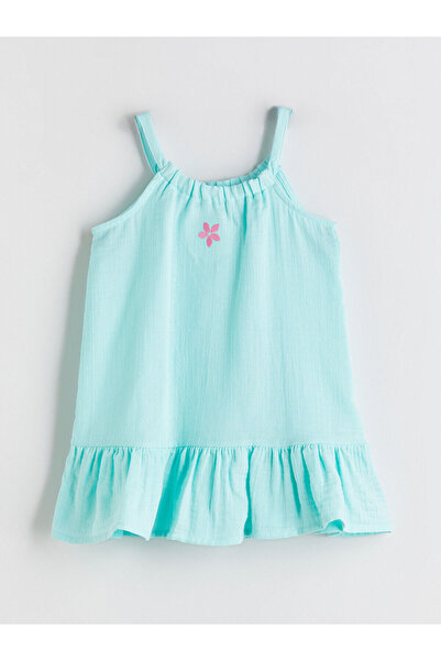 LC Waikiki Nevavm Floral Girl's Muslin Dress with a Difference