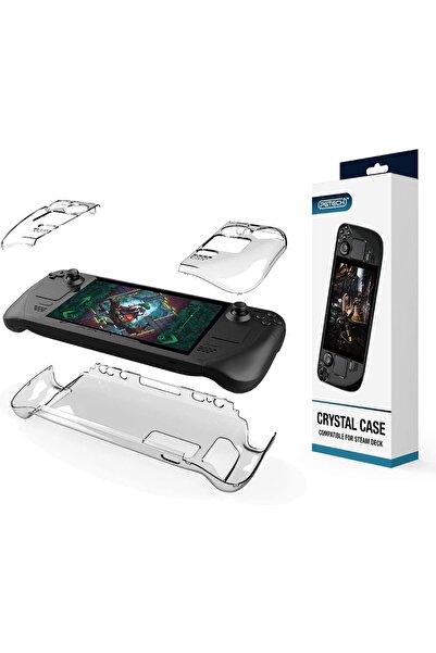 erorex Clear Protective Case Valve Steam Deck Crystal Clear Pc Hard Case Dustproof Drop Proof All Round