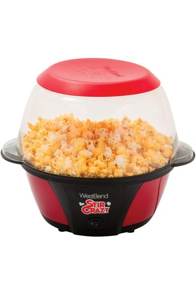 erorex صانعة الفشار 1520 واط مع غطاء قابل للإزالة متعدد الألوان 6 لتر