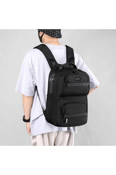 erorex 16.5 Inch Durable Laptop Backpack Waterproof Business Casual Daypack Built USB Port Men Women