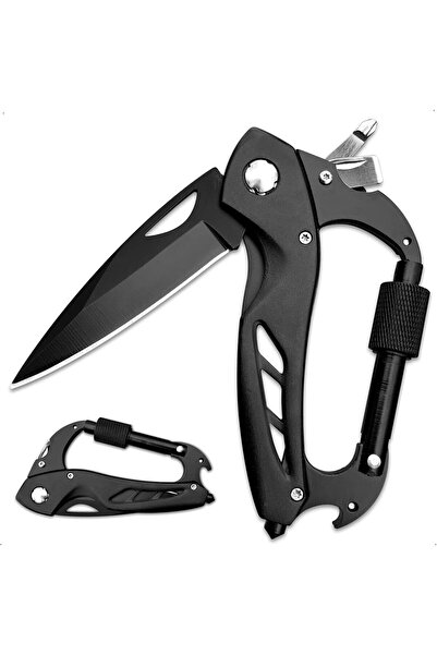 erorex Multitool Carabiner Edc Carabiners Keychain Bottle Opener Integrated Carabiner Folding Knives