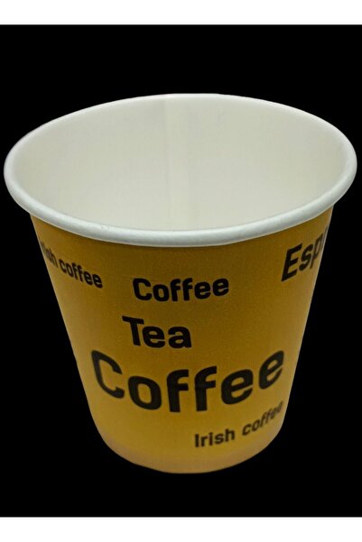 erorex Paper Kahwa Cups 500 Pieces, 2.5 Oz Capacity, Yellow