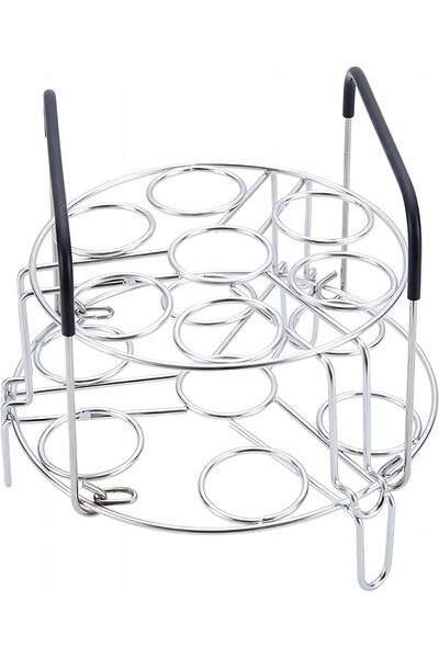 erorex Egg Steamer Rack, Kitchen Steam Rack, Stackable Ins Tant Pot Egg Rack Heat Resistant Silicon