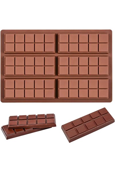 erorex Silicone Chocolate Bar Molds Rectangle Sweet Bakeware Hard Candy, Gummy, Caramel, Ganache, Ice