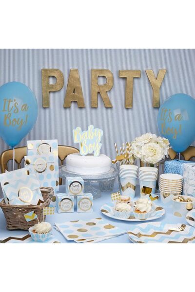 erorex Party Cup Blue Chevron