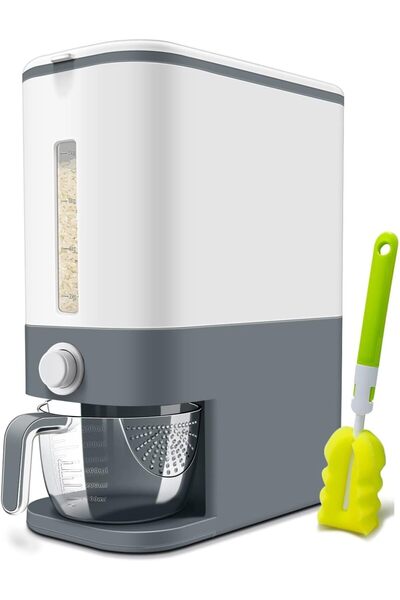 erorex Rice Dispenser,Large Rice Container Measuring Cup, Food Storage Containers Rice, Corn,Soybean &