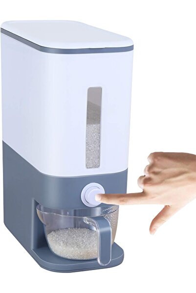 erorex Rice Dispenser, Kitchen Rice Storage Box Automatic, , Storage Tank Cereal Boxes Rice Bucket Grain