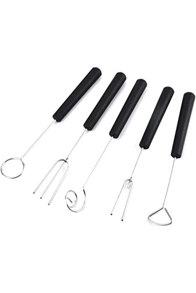 erorex Stainless Steel Chocolate Dipping Fork, Kebab Fork, Perfect Fondue Candy Cake Nuts Fruit Diy Baking