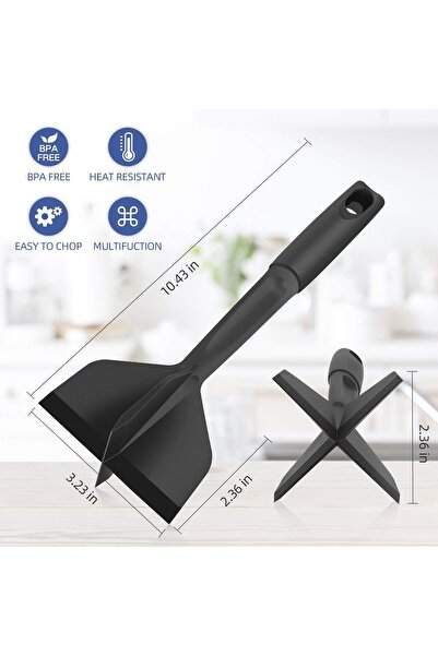 erorex Meat Chopper, Hamburger Chopper, Premium Heat Nylon Resistant Meat Masher, Ground Beef Smasher,