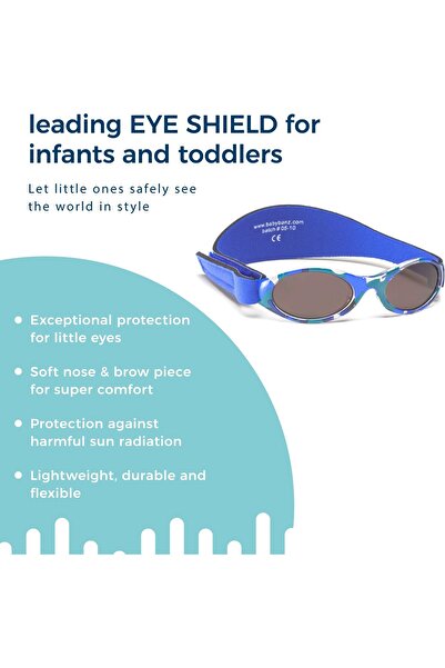 erorex Banz Baby Sunglasses 0 24 Months 100% Uv Eye Protection With Glare Reduction