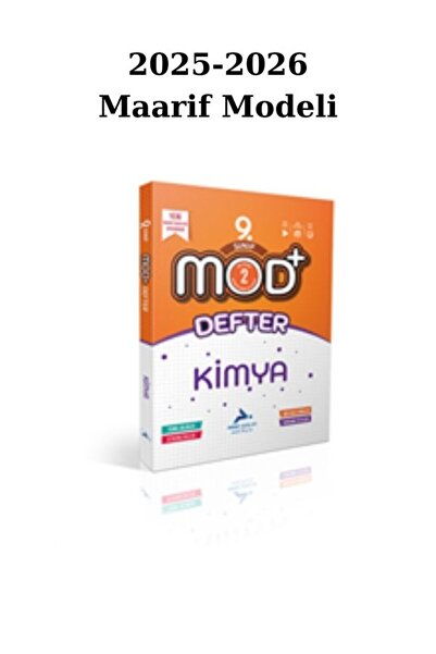 paraf yayınları Paraf 9. Sınıf Kimya Mod Defter 2025/26 Maarif Modeli