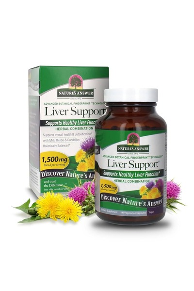 Natures Answer ناتشرز أنسر لدعم الكبد 1500 مجم 90 كبسولة