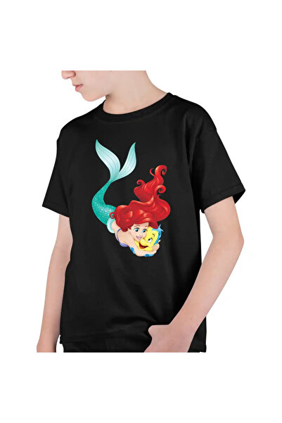 OEM Παιδικό μπλουζάκι για αγόρια Ariel Flounder Best Friends Φλάνδρα