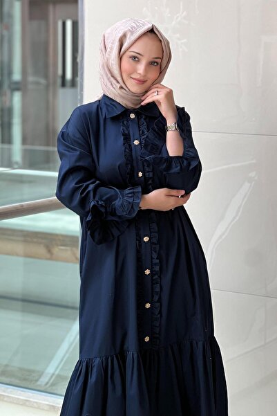 Ghisa Ruffled Six-Valon Cotton Dress