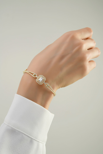 Çgk Çiğdem Gürel Kuyumculuk 14k Baget Altın Kelepçe Bilezik