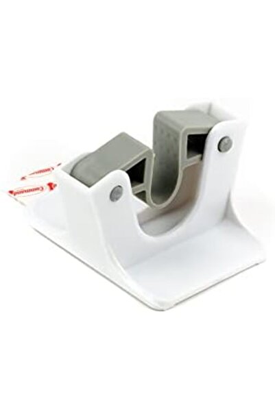 COMMAND Broom Holder 1.8 Kg Capacity, White/Grey, Non-Damaging 17007-ES