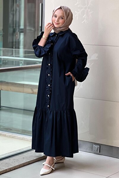 Ghisa Ruffled Six-Valon Cotton Dress