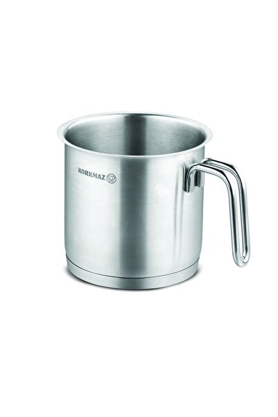 KORKMAZ غلاية حليب برولاين من الفولاذ المقاوم للصدأ. سعة ١٤×١٤ سم / ٢ لتر / A١١٥٥