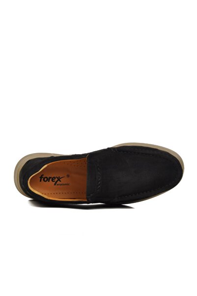 WALKWAY Black Nubuck Anatomical Men's Casual Shoes Forex 708 m