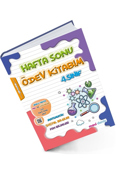 Mavi Deniz Yayınları Mavi Deniz 2024 4. Sınıf Hafta Sonu Ödev Kitabım