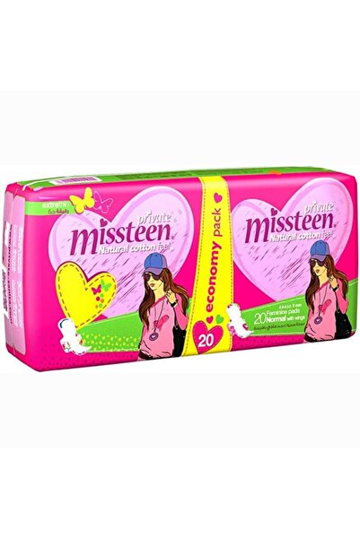 FAM برايفت فوط نسائية ميس تين حجم عادي بالأجنحة رقيقة جدا - 20 فوطة