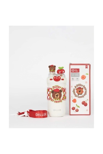 DILLER Vagonli̇fe Stainless Steel Double Lided Bottle/Thermos With/Without St...