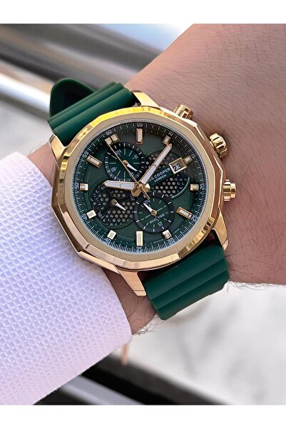 Lee Cooper Italian Design Bracelet Gift Silicone Cord 5 Atm Men's Wristwatch Elc.08238.175