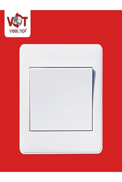 Vooltex مفتاح مفرد ابيض كلاسيك من فولتكس
