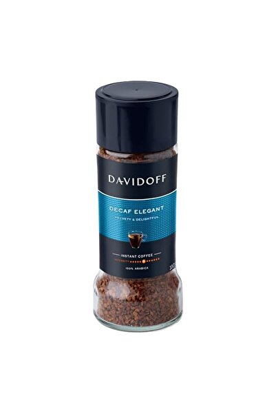 Davidoff Coffee Decaf Elegant Instant Coffee 100 gPremium Decaffeinated Coffee Smooth Taste
