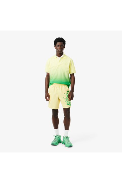 Lacoste Long Branded Swim Trunks - MH9135-00-GZI