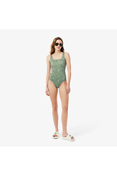 Lacoste مايوه قطعة واحدة مطبوع - MF9608-00-YRR