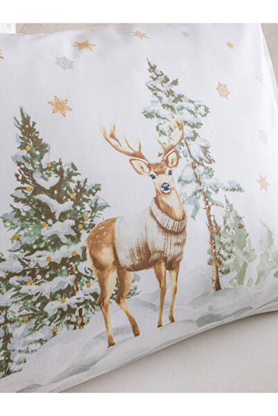 LC Waikiki winter collection Yılbaşı Temalı şık tasarım Çift Kişilik Nevresim Seti city