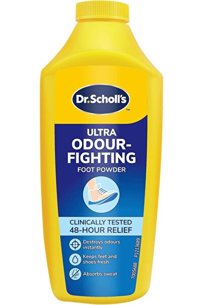Dr. Scholl's مسحوق القدم المضاد للروائح مع تقنية Sweat Max - يحافظ على نظافة ...