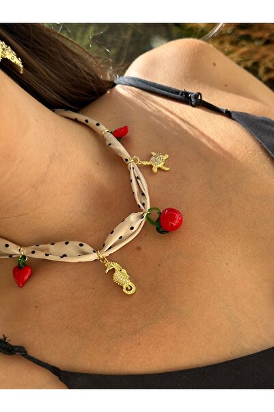 the ASEL İNCİ قلادة ساحرة بتفاصيل وشاح