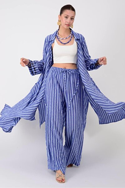 Universal AN10676 طقم مكون من قطعتين مطرز بزخارف زيتونية على ظهر النمر