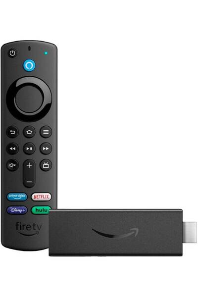 Amazon Fire TV Stick with Alexa Voice Remote, 3rd Gen, Stream Movies, TV Shows & More, Dual-Band Wi-